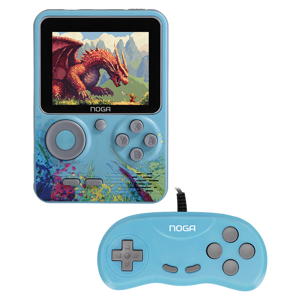 CONSOLA PORTATIL CON JOYSTICK RETRO NOGA GRIS